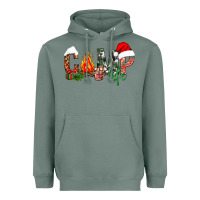 Sage christmas camp life Heavyweight Hoodie - NancyCooperArtShop