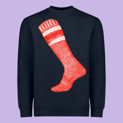 Red Sock Fa Element 2 Heavyweight Sweatshirt Designed By Fadigitalartstudio