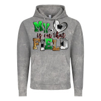 Cloud Rock my heart is on that field soccer Vintage Hoodie - Zillion Design Studio
