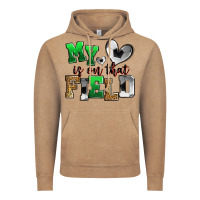 Vintage Coffee my heart is on that field soccer Vintage Hoodie - Zillion Design Studio