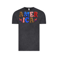 Vintage Black america thunderbolt Vintage Tee - HRA Design Shop