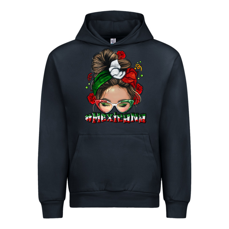 Mexicana Messy Bun Urban Hoodie by NancyCooperArtShop | Teevron
