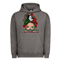 Pigment Tornado Mexicana messy bun Urban Hoodie - NancyCooperArtShop