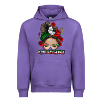 Tulip Mexicana messy bun Urban Hoodie - NancyCooperArtShop