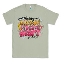 Matcha Being an Assistant Principal is Heart Work Classic Tee - CowhideDigitalArt