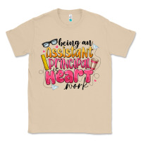 Mushroom Being an Assistant Principal is Heart Work Classic Tee - CowhideDigitalArt