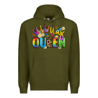 Army Green yas queen Premium Hoodie - Artiststas