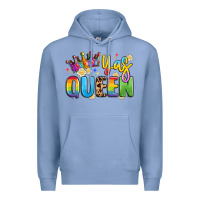 Colony Blue yas queen Premium Hoodie - Artiststas