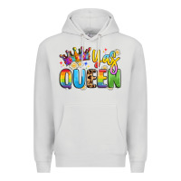 Dove Grey yas queen Premium Hoodie - Artiststas