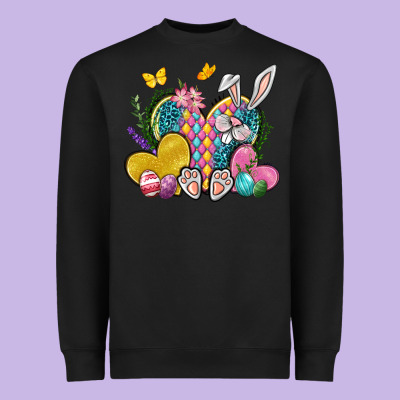 Easter Heart Easter Day Heavyweight Sweatshirt Designed By Neo Western