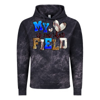 Cloud Black my heart is on that field baseball Vintage Hoodie - Zillion Design Studio