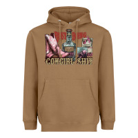 Toasted Coconut busy doing cowgirl shit liquor boots cigarette Heavyweight Hoodie - NancyCooperArtShop