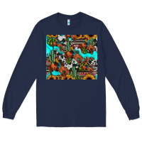 Navy rodeo cowboy tumbler Long Sleeve Tee - JahusDesignShop