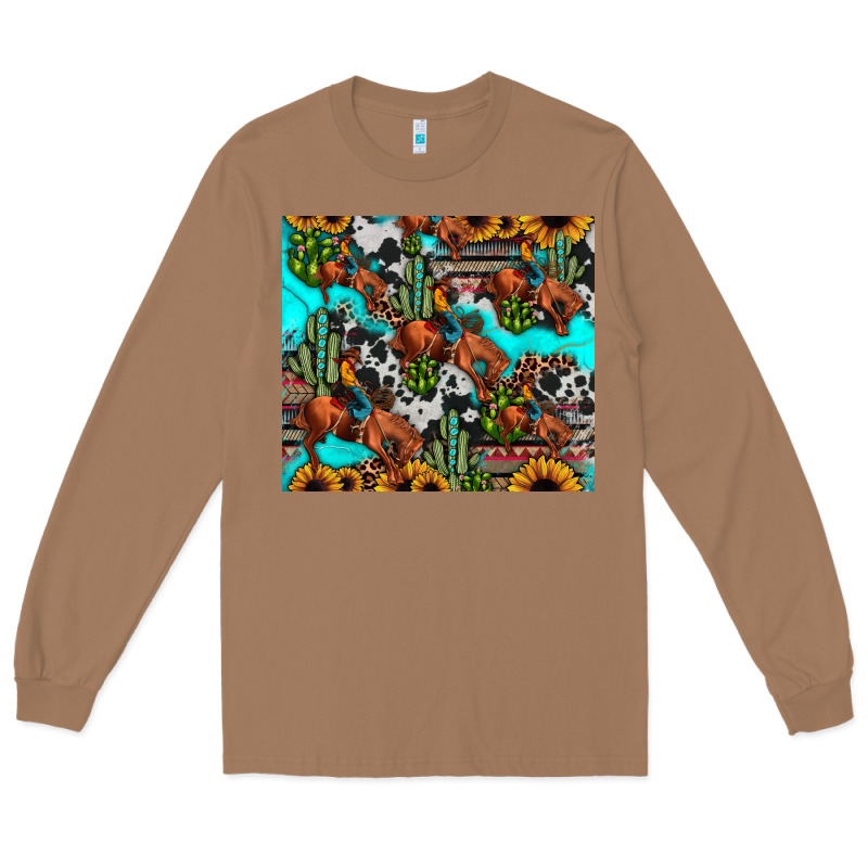 Rodeo Cowboy Tumbler Long Sleeve Tee by JahusDesignShop | Teevron