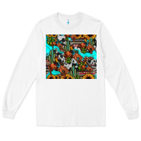 White rodeo cowboy tumbler Long Sleeve Tee - JahusDesignShop
