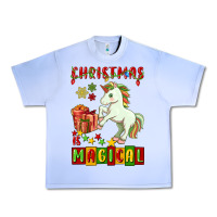 Grape Ice christmas magical unicorn Urban Heavy Tee - FaDigitalArtStudio