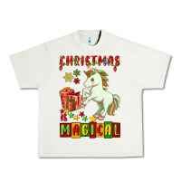Pistachio christmas magical unicorn Urban Heavy Tee - FaDigitalArtStudio