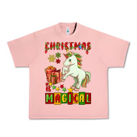 Christmas Magical Unicorn Urban Heavy Tee | Teevron