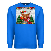 True Royal christmas cow Premium Sweatshirt - MaliasSmallBusiness