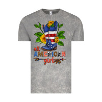 Cloud Rock all american girl cowboy boot with sunflower Vintage Tee - HRA Design Shop