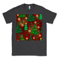 Smoke christmas trees seamless pattern Classic Tee - BundleAndBundleShop