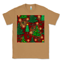 Toasted Coconut christmas trees seamless pattern Classic Tee - BundleAndBundleShop