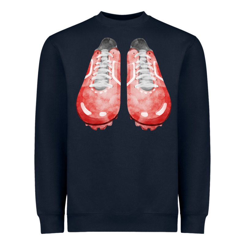 Red Cleats Fa Element 3 Heavyweight Sweatshirt by FaDigitalArtStudio | Teevron