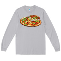 Moon Dust big pizza Long Sleeve Tee - AdoDesignShop