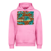Leopard And Aztec Background Western Urban Hoodie | Teevron