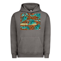 Pigment Tornado Leopard and Aztec Background Western Urban Hoodie - texasbilliewilder