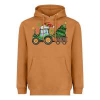Meerkat christmas tractor Heavyweight Hoodie - MaliasSmallBusiness