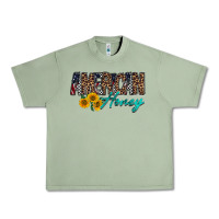 Oil Green american honey Urban Heavy Tee - RacoonDesign