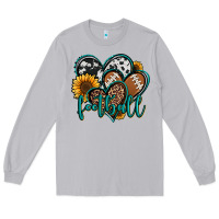 Moon Dust football hearts Long Sleeve Tee - Jasminsmagicworld