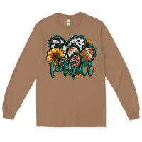 Toasted Coconut football hearts Long Sleeve Tee - Jasminsmagicworld