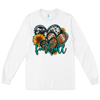 White football hearts Long Sleeve Tee - Jasminsmagicworld