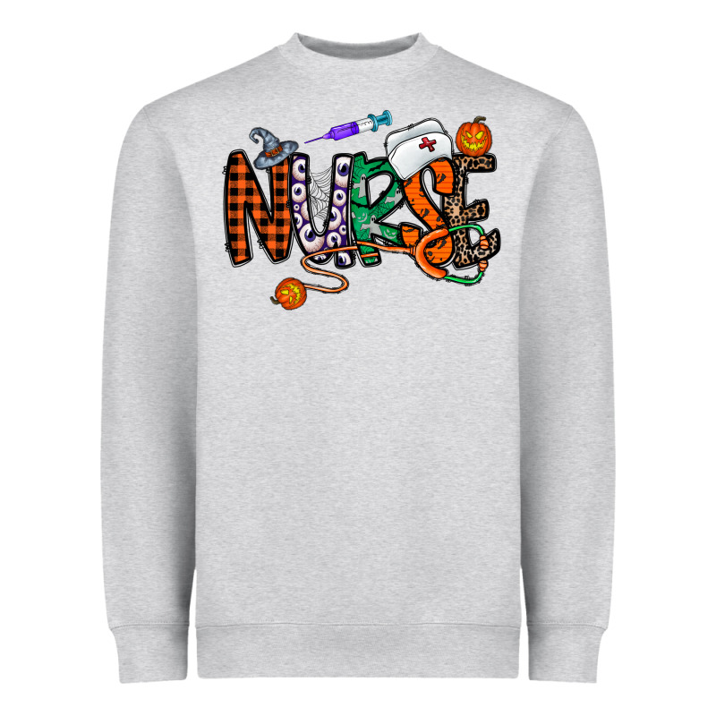 Nurse Halloween Heavyweight Sweatshirt by CowhideDigitalArt | Teevron