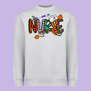 Nurse Halloween Heavyweight Sweatshirt Designed By Cowhidedigitalart