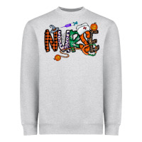 Heather Grey nurse halloween Heavyweight Sweatshirt - CowhideDigitalArt