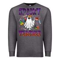 Charcoal Heather spooky teacher Premium Sweatshirt - NancyCooperArtShop