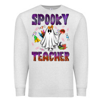 Oatmeal Heather spooky teacher Premium Sweatshirt - NancyCooperArtShop