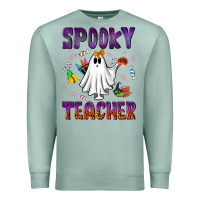 Seafoam spooky teacher Premium Sweatshirt - NancyCooperArtShop
