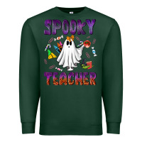 Sports Green spooky teacher Premium Sweatshirt - NancyCooperArtShop