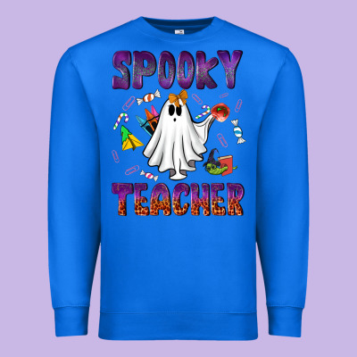 Spooky Teacher Premium Sweatshirt Designed By Nancycooperartshop