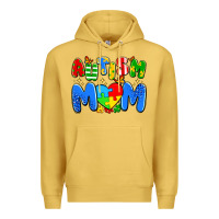 Antique Gold autism mom Premium Hoodie - Artiststas