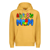 Mustard autism mom Premium Hoodie - Artiststas