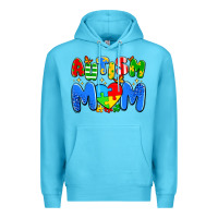 Ocean Blue autism mom Premium Hoodie - Artiststas