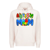 Pale Pink autism mom Premium Hoodie - Artiststas