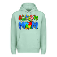Seafoam autism mom Premium Hoodie - Artiststas