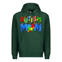Sports Green autism mom Premium Hoodie - Artiststas