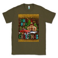Army Green small town christmas church Classic Tee - AdoDesignShop